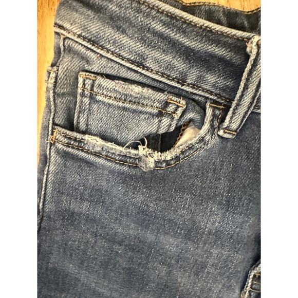 Vervet Straight Leg Jeans Womens Size 24 Distressing at pockets - Picture 4 of 7